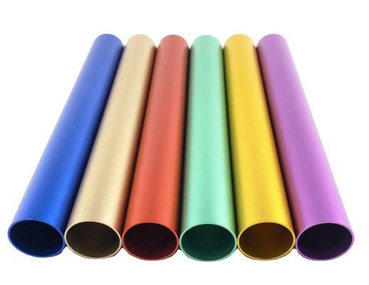 Aluminum Manufacturer Extrusion Tube Aluminum Square 6063 6061 Anodized Colorful Pipe Tubing Mill Finish Anodized