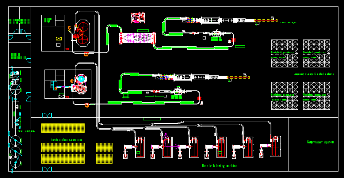 자동 완전 음료 미네랄 물 생산 라인 4