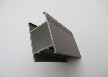 Decorative Anodized Aluminium Sliding Door Profiles , Aluminum Trim Extrusions 6063 T5