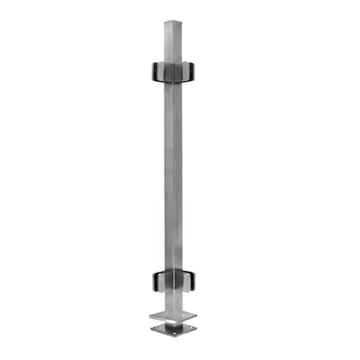 316 Bar Railing Post For Exterior Stair Balustrade Glass Balcony Porch Railing