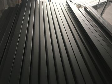 Black Anodized Powder Coating aluminum frame extrusions for Roof Rack