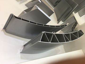 Polishing Rail Transit Aluminium Industrial Profile / aluminium edge profile