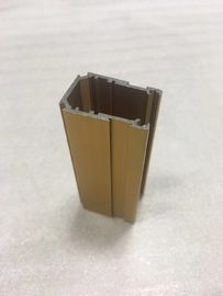 Gold Shine Anodized Aluminum Profile use for Tool Cabinet Exporting to Europe