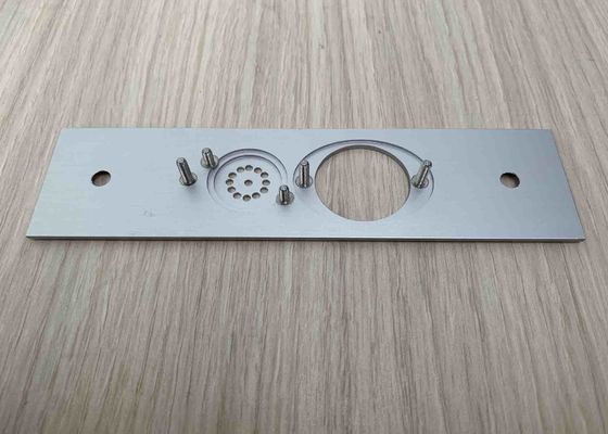 Aluminium Extrusion Profiles Silver Color Alloy 6063 T3 Anodized Aluminium Door Locks CNC Punch Customized